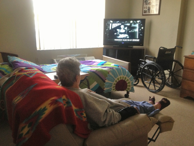 Watching "the channel." April 2013